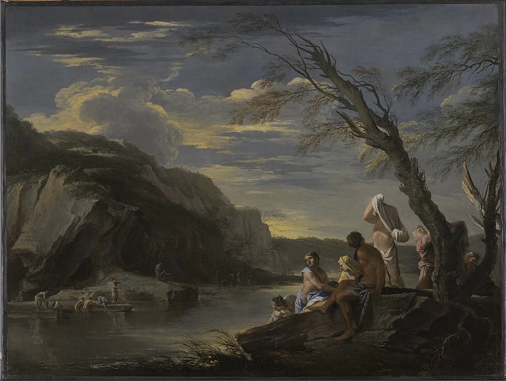 Paesaggio con bagnante - Yale University Art Gallery